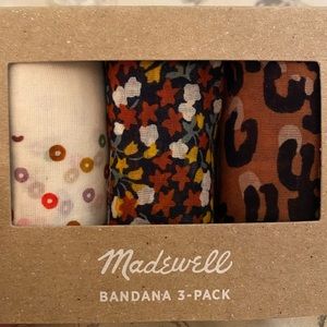 NWT Madewell Bandana 3-pack